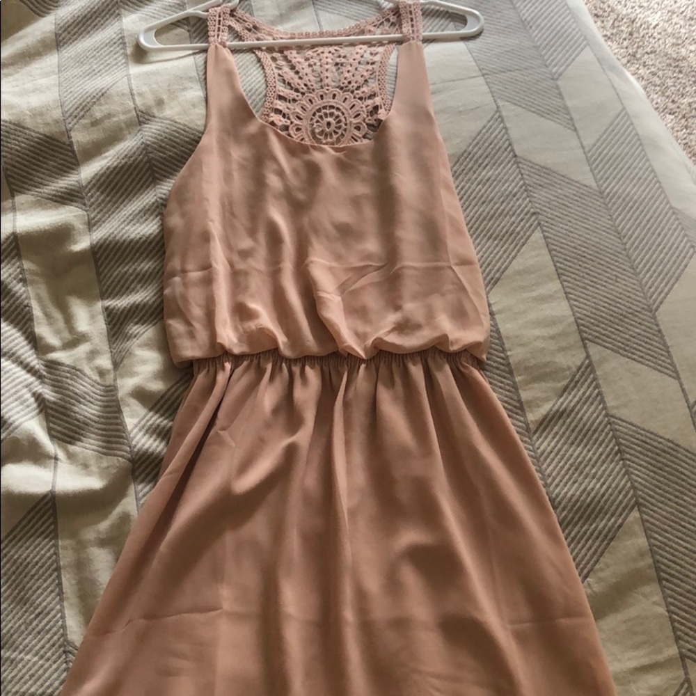 Small pink short dress